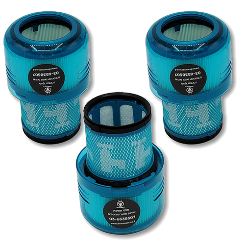 3 פילטרים אחוריים לשואב אבק דייסון Dyson Filter V15