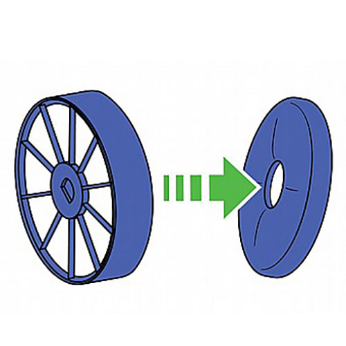 זוג פילטרים לשואב אבק דייסון Dyson DC33 / DC33i